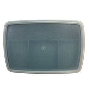 Tupperware #767 Tuppercraft Stow N Go Organizer Craft Storage Container Blue USA